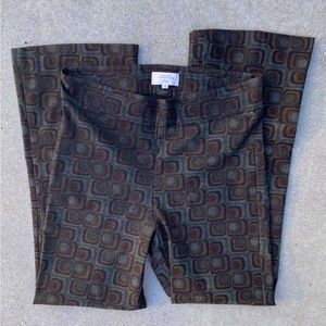 Avenue Montaigne mix-rise bootcut flare pants